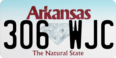 AR license plate 306WJC