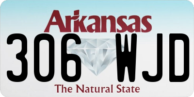 AR license plate 306WJD
