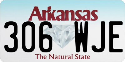 AR license plate 306WJE