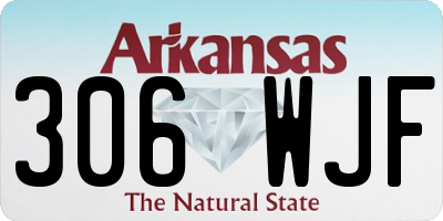 AR license plate 306WJF