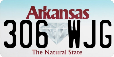 AR license plate 306WJG
