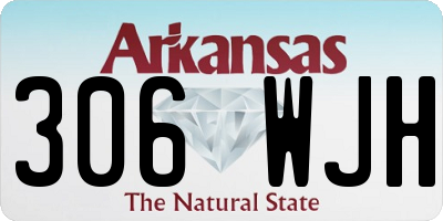 AR license plate 306WJH