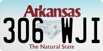AR license plate 306WJI