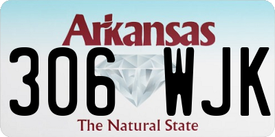 AR license plate 306WJK
