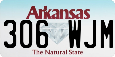 AR license plate 306WJM