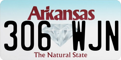 AR license plate 306WJN