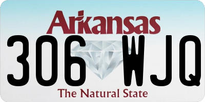 AR license plate 306WJQ