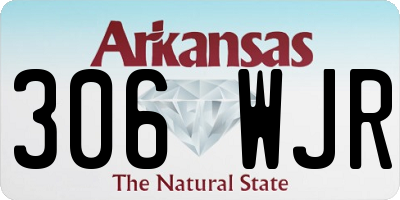 AR license plate 306WJR