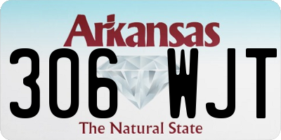 AR license plate 306WJT