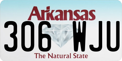 AR license plate 306WJU