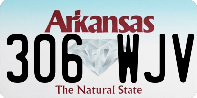 AR license plate 306WJV