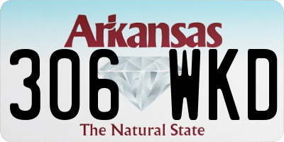 AR license plate 306WKD