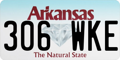 AR license plate 306WKE