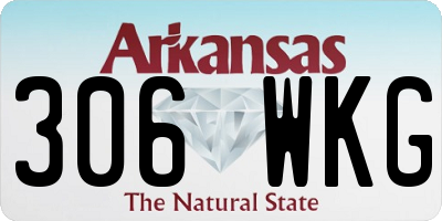 AR license plate 306WKG