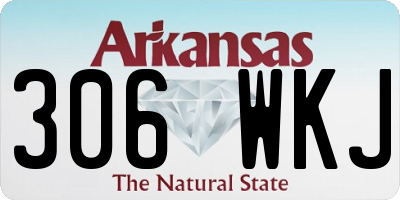 AR license plate 306WKJ