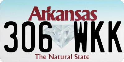 AR license plate 306WKK
