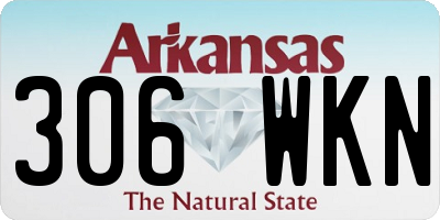 AR license plate 306WKN