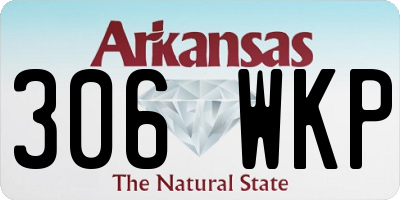 AR license plate 306WKP