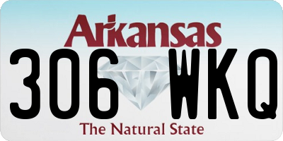 AR license plate 306WKQ