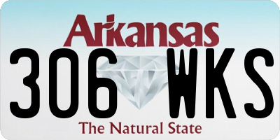 AR license plate 306WKS