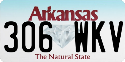 AR license plate 306WKV