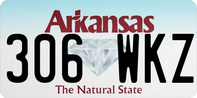 AR license plate 306WKZ