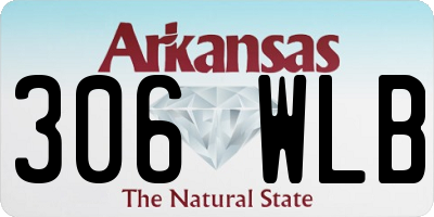 AR license plate 306WLB