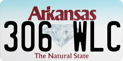 AR license plate 306WLC