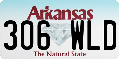 AR license plate 306WLD