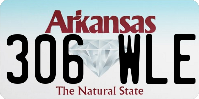 AR license plate 306WLE