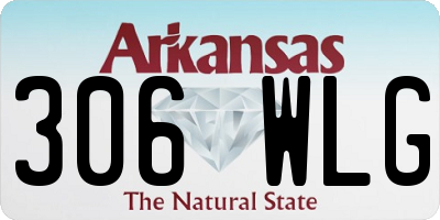 AR license plate 306WLG