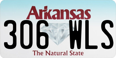 AR license plate 306WLS