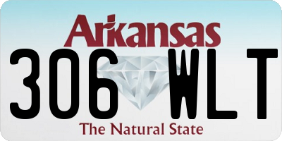 AR license plate 306WLT