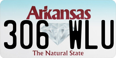 AR license plate 306WLU
