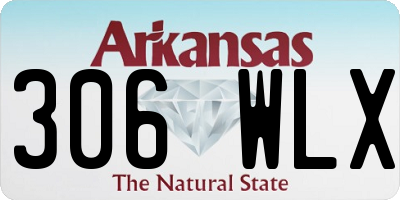 AR license plate 306WLX