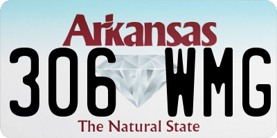 AR license plate 306WMG