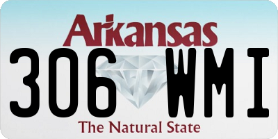 AR license plate 306WMI
