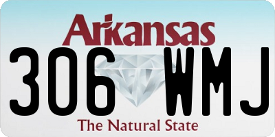 AR license plate 306WMJ