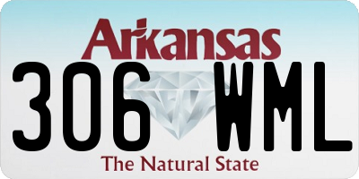 AR license plate 306WML