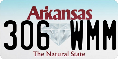 AR license plate 306WMM