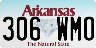 AR license plate 306WMO