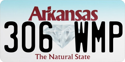 AR license plate 306WMP