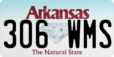 AR license plate 306WMS