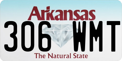 AR license plate 306WMT