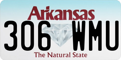 AR license plate 306WMU
