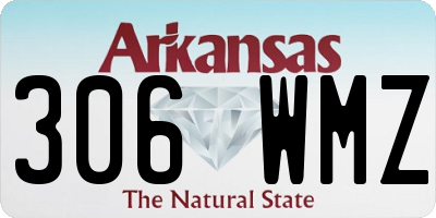 AR license plate 306WMZ