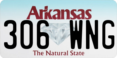 AR license plate 306WNG