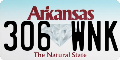 AR license plate 306WNK