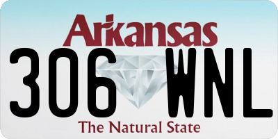 AR license plate 306WNL