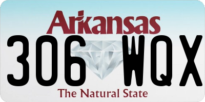 AR license plate 306WQX